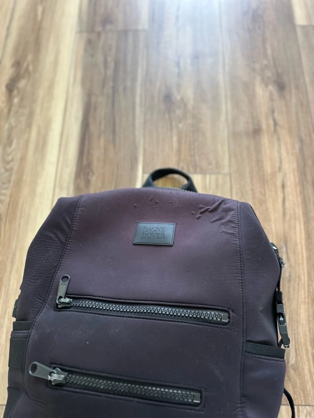 Dagne Dover indi neoprene black diaper bag
